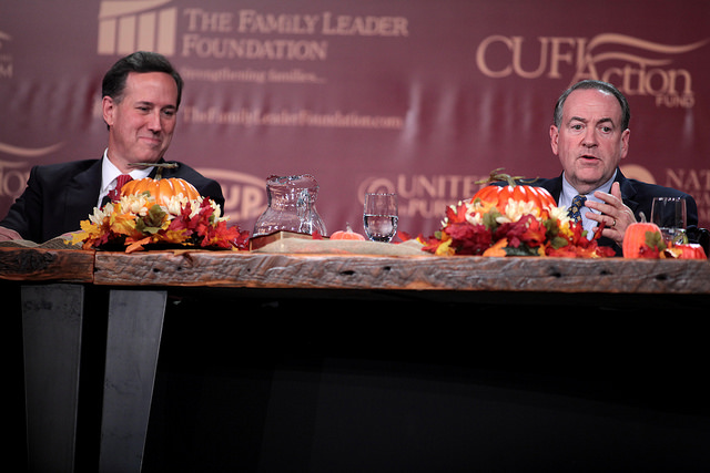 Santorum and Huckabee (2)