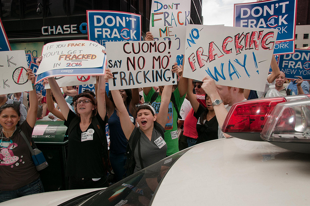 fracking protest