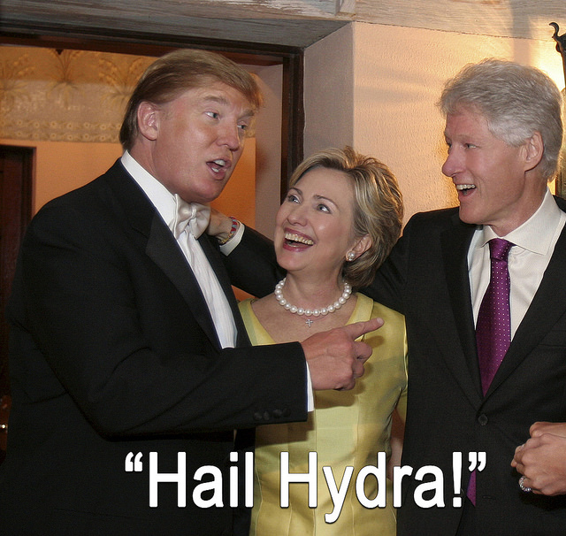 Bill Hillary and Trump