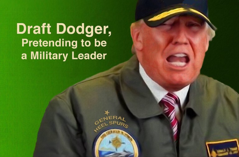 Trump; Coward-in-Chief